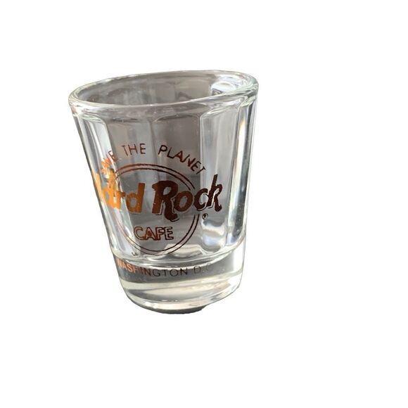 Vintage Hard Rock Washington Save The Planet Shot Glass Shotglass Set Lot of 6 - Picture 4 of 11